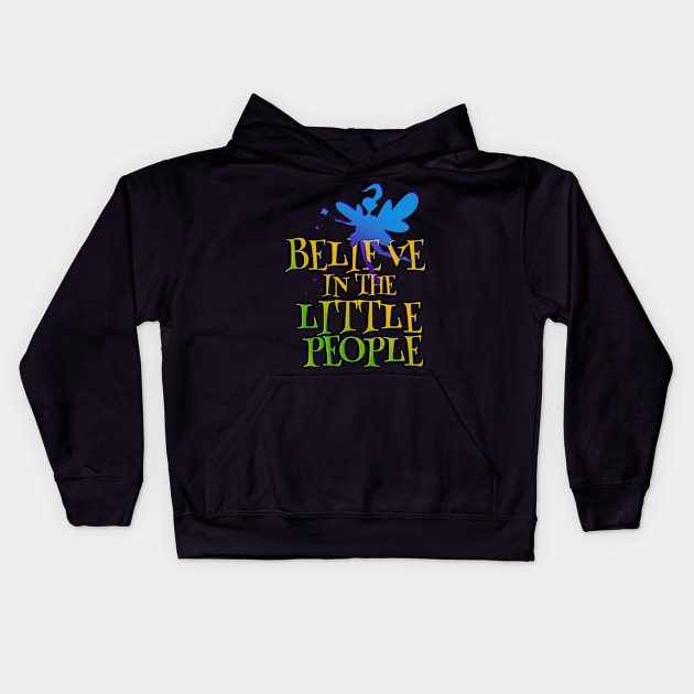 Magical Fairy - I Believe in the Little People Kids Hoodie by Purple Tee House